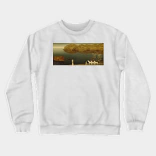 Unicorns (Legend—Sea Calm) by Arthur Bowen Davies Crewneck Sweatshirt